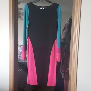New BCBG Color Block Dress